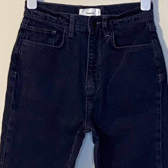 Triarchy Classic Black Women's Jeans Size 25 - Picture 3 of 7